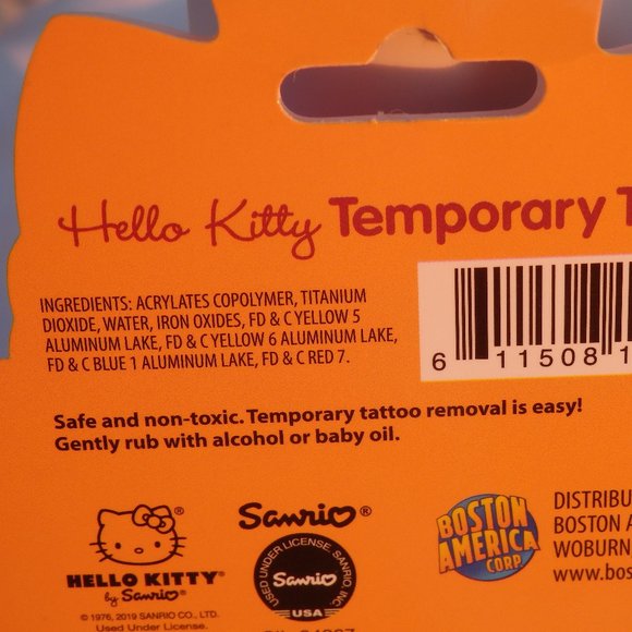 Hello Kitty Temporary Tattoos - Picture 5 of 5